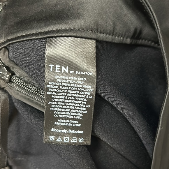 Ten by Babaton Sundance Pant Black Satin size 2 - Picture 9 of 10